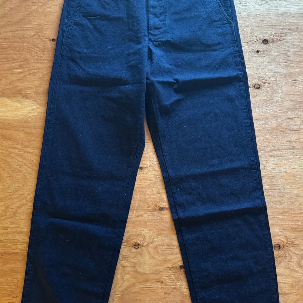 Classic Medium Wash Denim Chinos for Men
